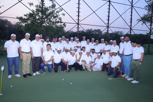Golf event moment