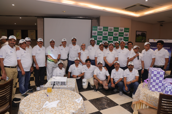 Golf event moment