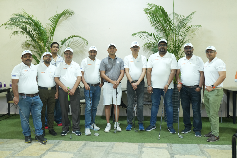 Executive event and golf themed background